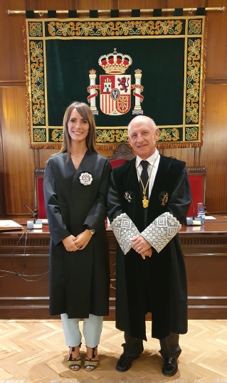 Acto de Juramento de una Jueza que realiza prácticas en órganos judiciales de Castilla-La Mancha